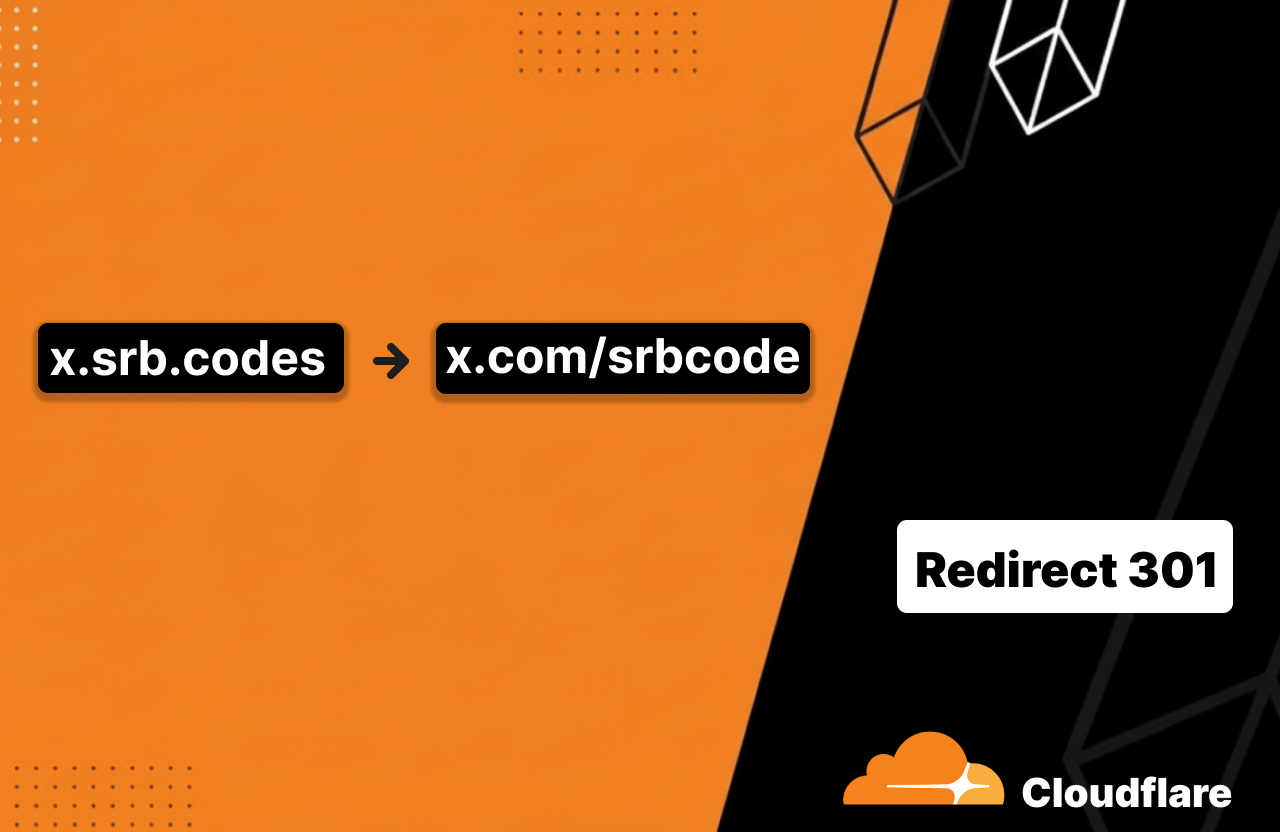 Redirect x.srb.codes to x.com/srbcode